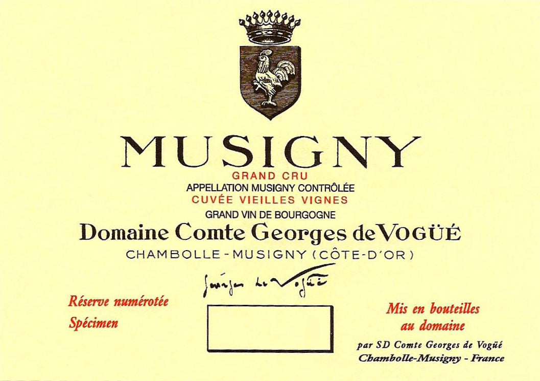 DOMAINE COMTE GEORGE DE VOGUE MUSIGNY GRAND CRU VIEILLE VIGNES 2004