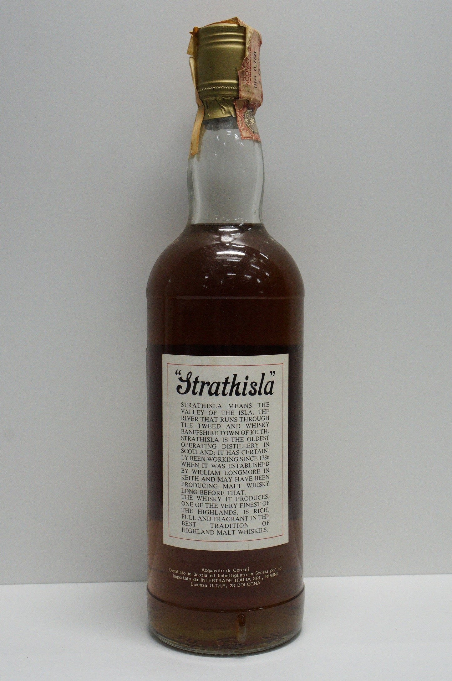 STRATHISLA - SINGLE MALT - IB - Gordon & MacPhail (G&M) LICENSED BOTTLING 15YO "FINEST HIGHLAND MALT"