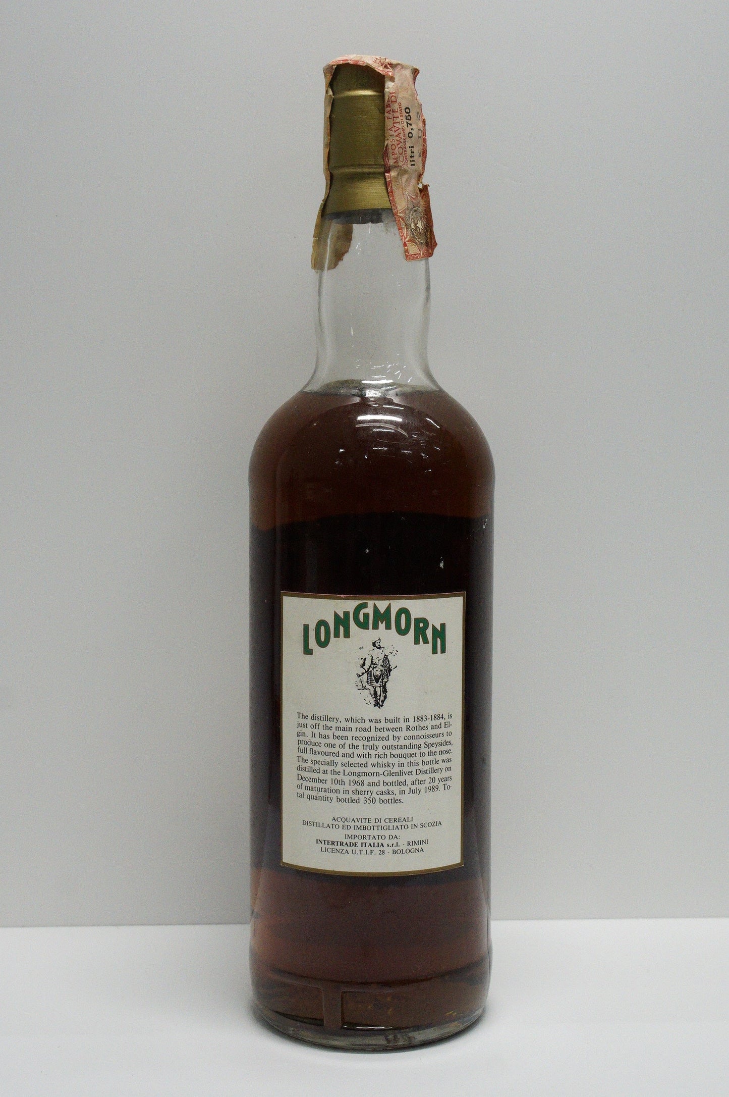 LONGMORN - SINGLE MALT - IB - GORDON & MACPHAIL (G&M) FOR INTERTRADE "HIGHLANDER LABEL"