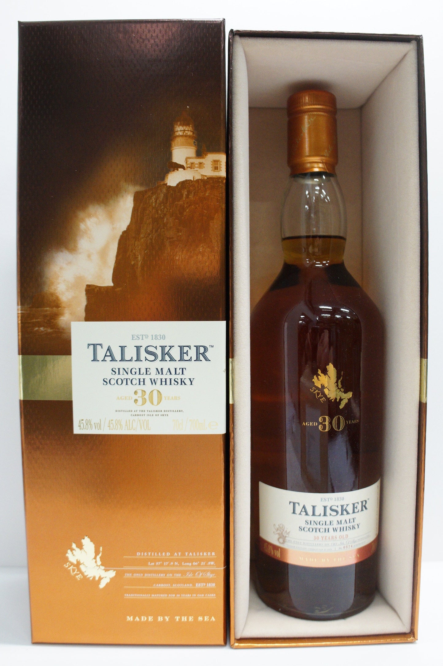 TALISKER - SINGLE MALT - OB - 30YO Released in 2017