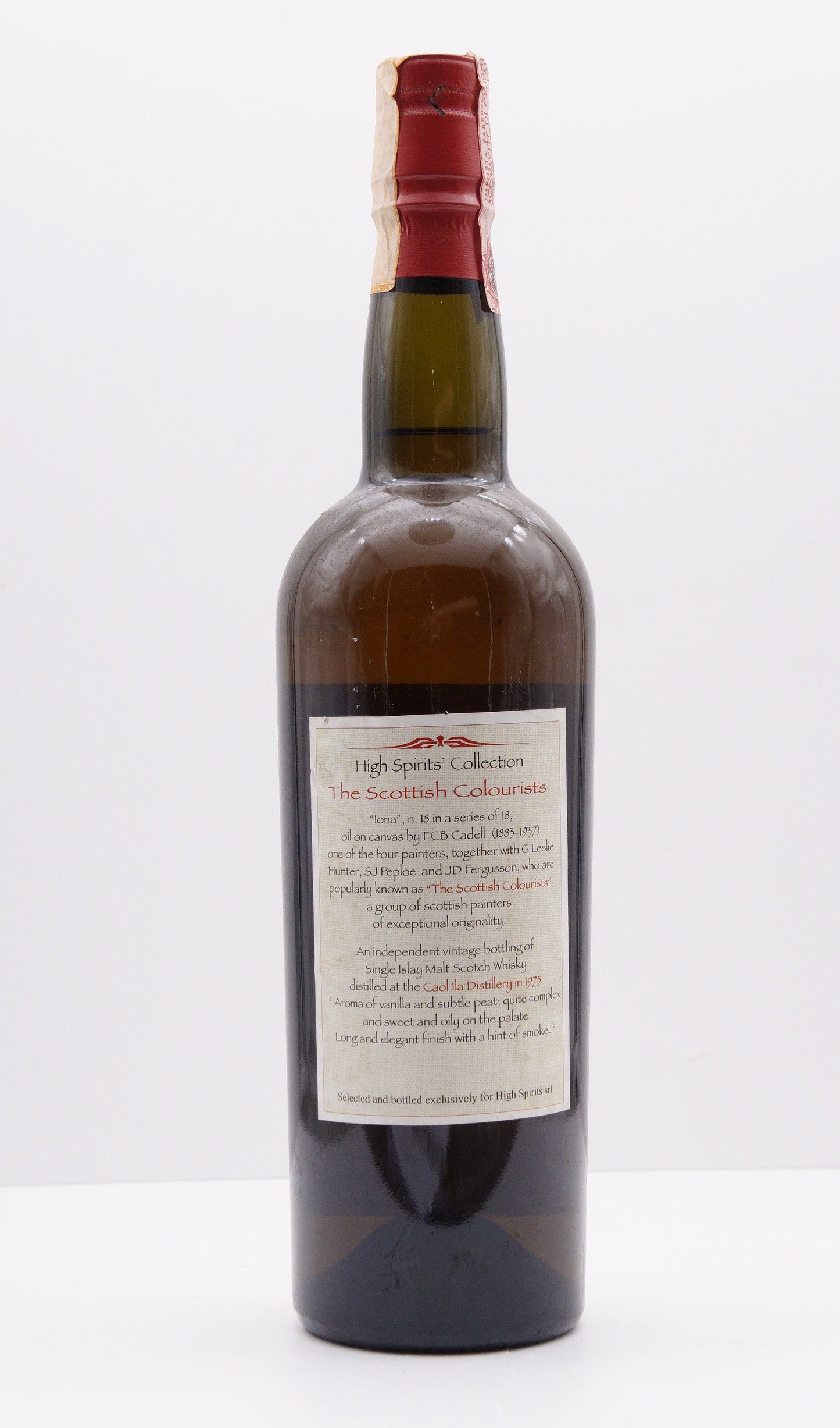 CAOL ILA - SINGLE MALT - IB - HIGH SPIRITS COLLECTION "THE SCOTTISH COLOURISTS" CASK #HS1110