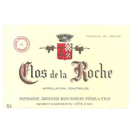 DOMAINE ARMAND ROUSSEAU CLOS DE LA ROCHE GRAND CRU 2008