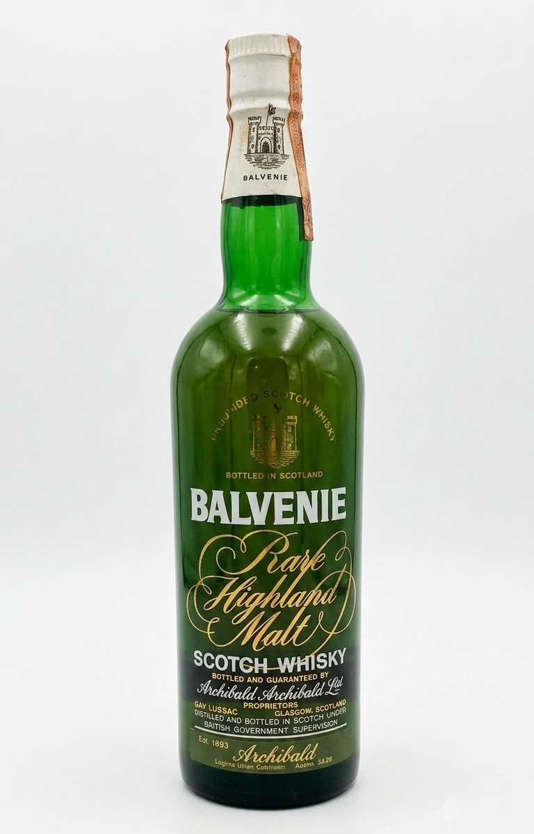 BALVENIE - SINGLE MALT - OB - "RARE HIGHLAND MALT, ESPECIALLY FOR LADIES"