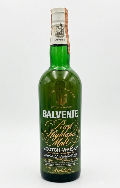 BALVENIE - SINGLE MALT - OB - "RARE HIGHLAND MALT, ESPECIALLY FOR LADIES"