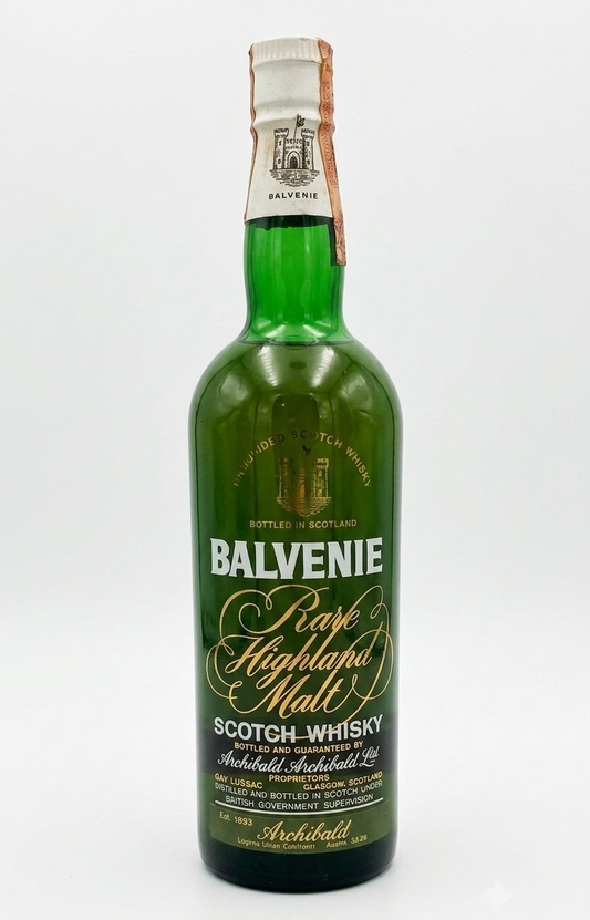 BALVENIE - SINGLE MALT - OB - "RARE HIGHLAND MALT, ESPECIALLY FOR LADIES"