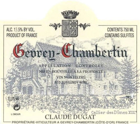 DOMAINE CLAUDE-DUGAT GEVREY-CHAMBERTIN 2015