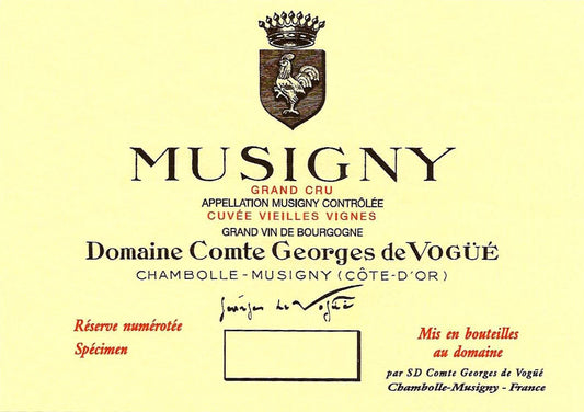 DOMAINE COMTE GEORGE DE VOGUE MUSIGNY GRAND CRU VIEILLE VIGNES 2004