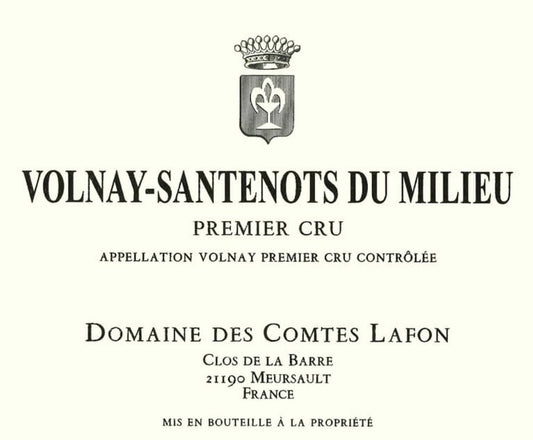 DOMAINE COMTE LAFON VOLNAY 1ER CRU SENTENOT DU MILIEU 2014