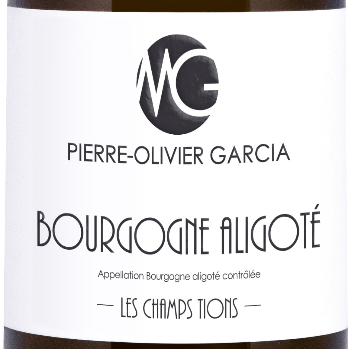 DOMAINE PIERRE-OLIVIER GARCIA (MORON-GARCIA) BOURGOGNE ALIGOTE - "LES CHAMPS TIONS" 2020