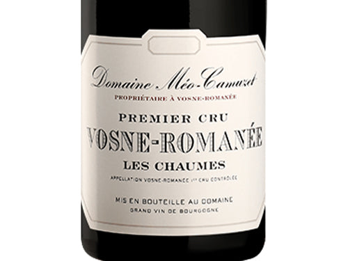 DOMAINE MEO-CAMUZET VOSNE-ROMANEE 1ER CRU - LES CHAUMES 2012