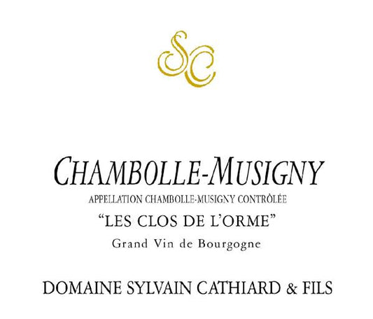 DOMAINE SYLVAIN-CATHIARD CHAMBOLLE-MUSIGNY - LES CLOS DE L'ORMES 2013