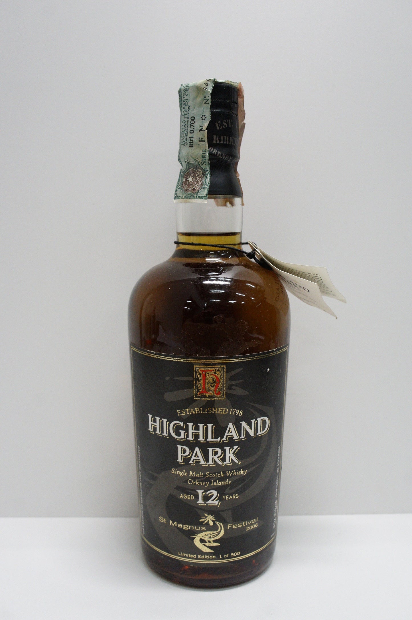 HIGHLAND PARK - SINGLE MALT - OB - "ST. MAGNUS FESTIVAL 2006"