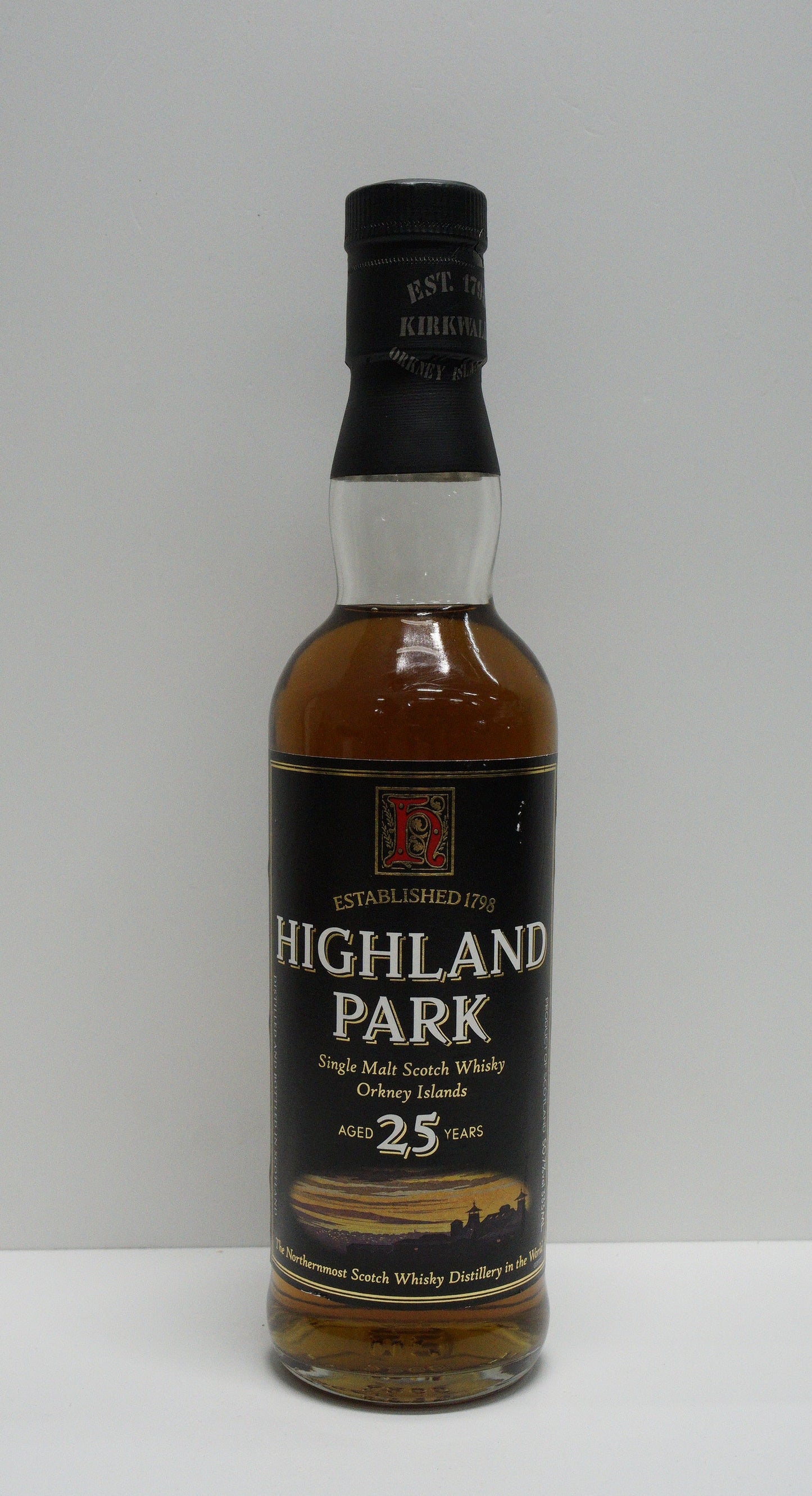 HIGHLAND PARK - SINGLE MALT - OB - 25YO (HALF BOTTLE)