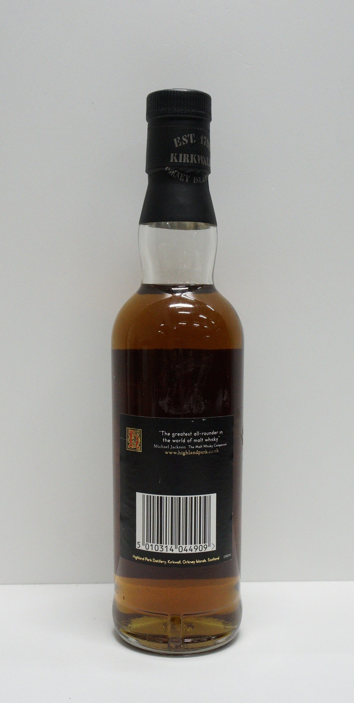 HIGHLAND PARK - SINGLE MALT - OB - 25YO (HALF BOTTLE)