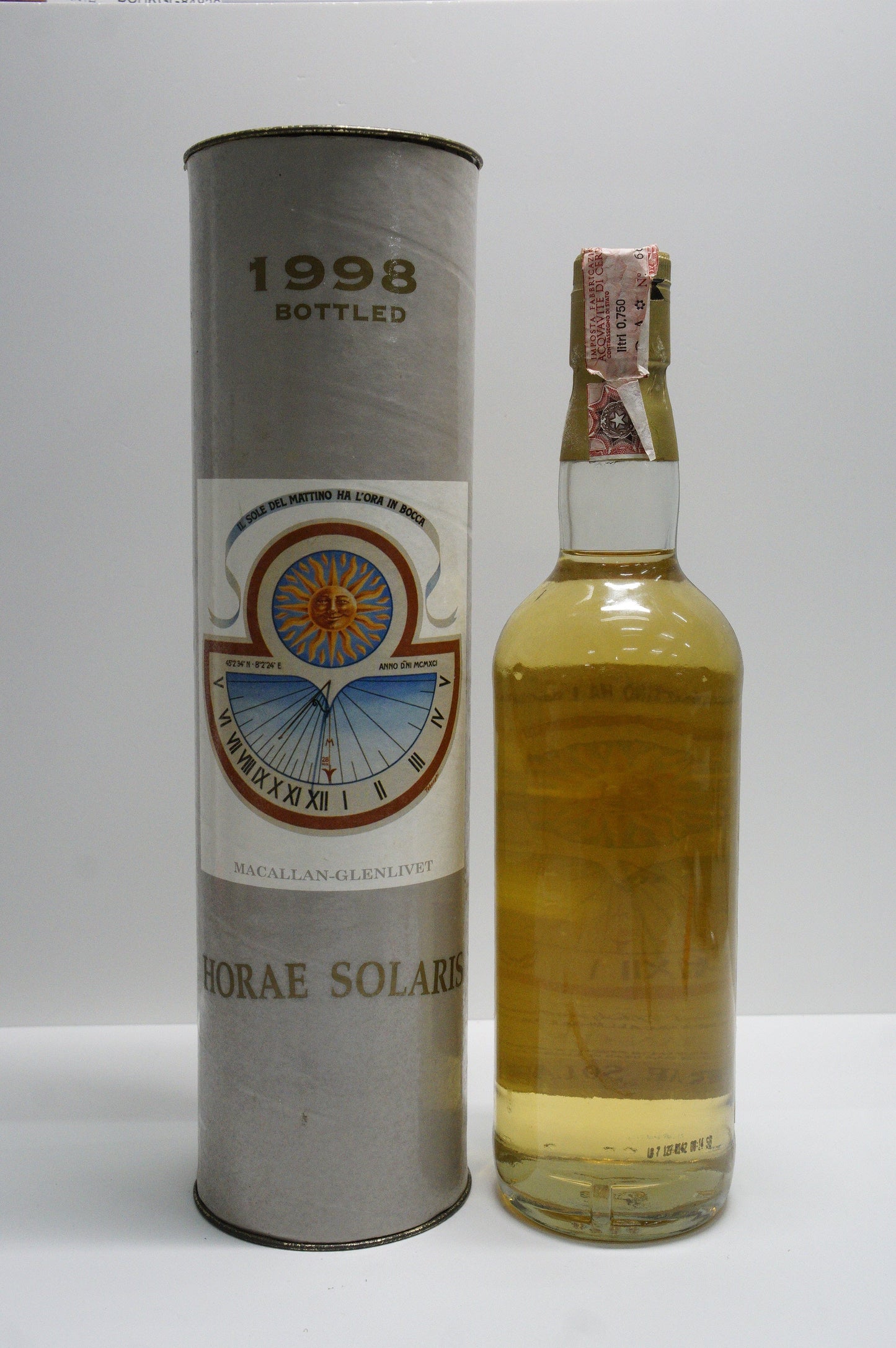 MACALLAN-GLENLIVET - SINGLE MALT - IB - MOON IMPORT "HORAE SOLARIS SERIES" SR# 281/706
