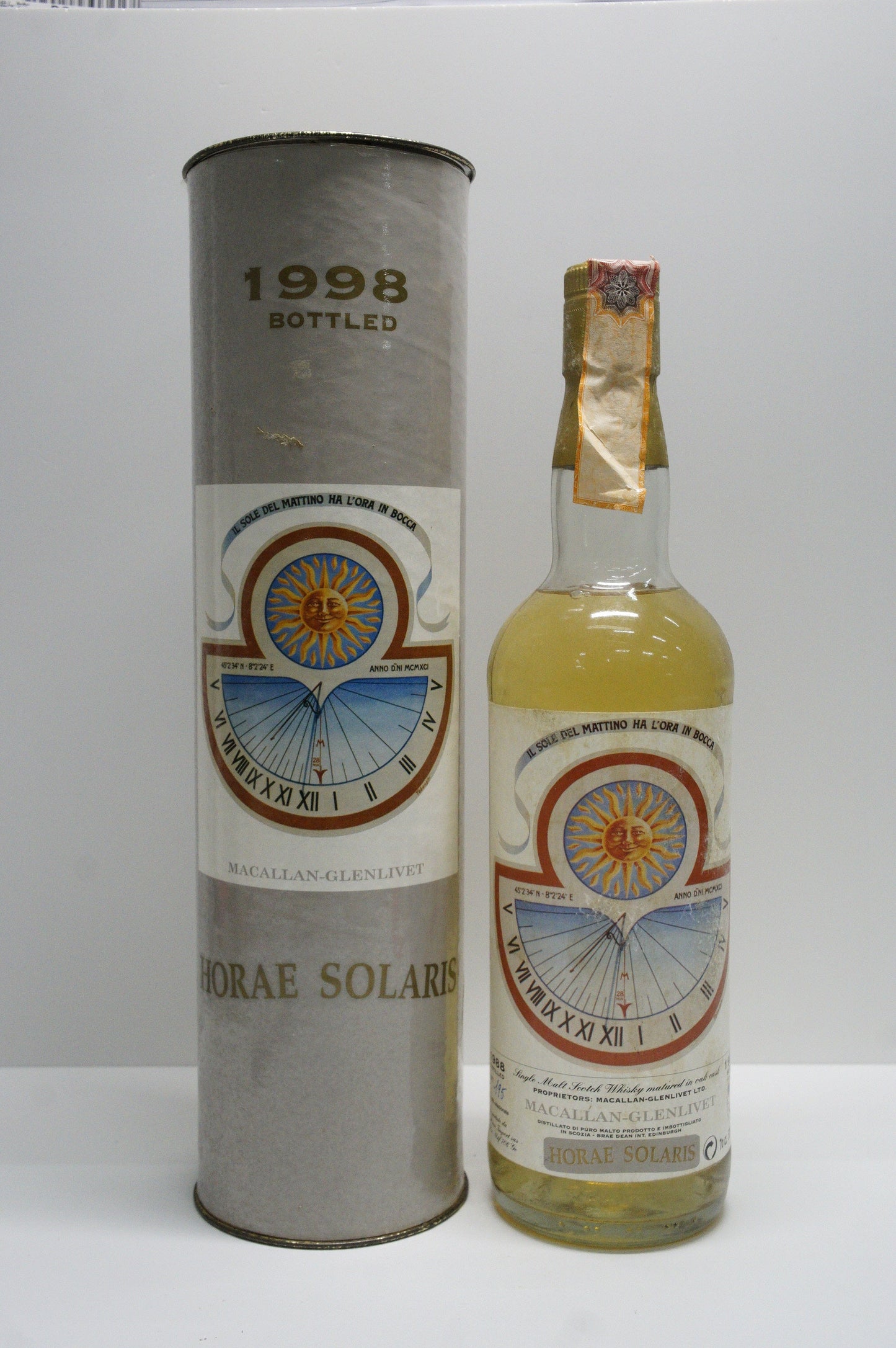 MACALLAN-GLENLIVET - SINGLE MALT - IB - MOON IMPORT "HORAE SOLARIS SERIES" SR# 195/706