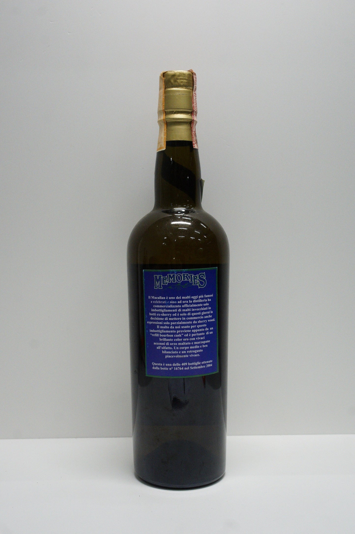 MACALLAN - SINGLE MALT - IB - HIGH SPIRITS' COLLECTION "MEMORIES SERIES"CASK #16764