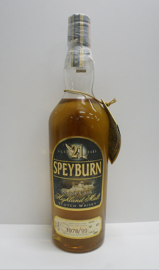 SPEYBURN - SINGLE MALT - OB - "SINGLE CASK" CASK #1922