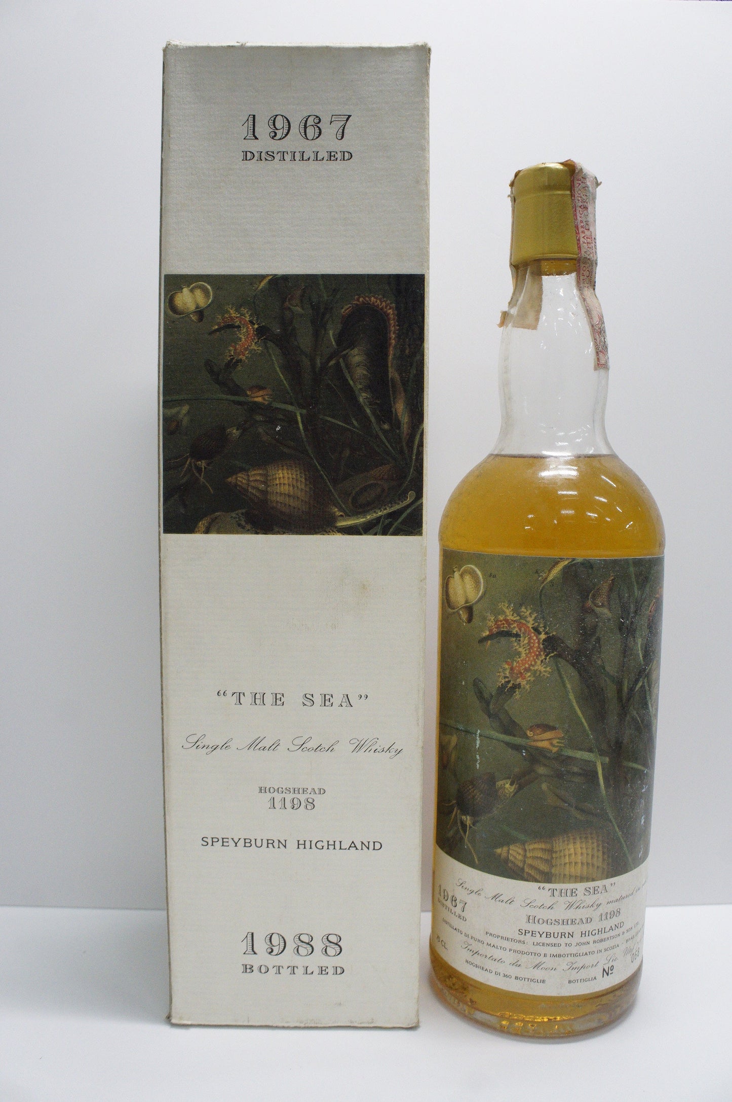 SPEYBURN - SINGLE MALT - IB-MOON IMPORT "THE SEA" CASK #1198