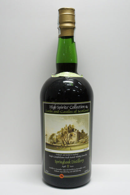 SPRINGBANK - SINGLE MALT - IB - HIGH SPIRITS' COLLECTION "LOCHS AND CASTLES OF SCOTLAND SERIES NO. 14" CASK #432