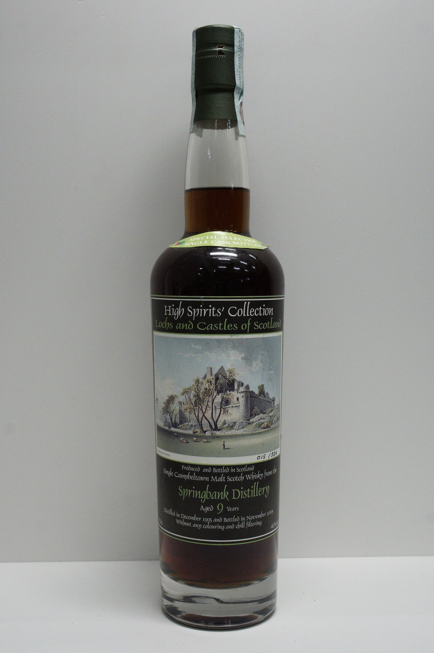 SPRINGBANK - SINGLE MALT - IB - HIGH SPIRITS' COLLECTION "LOCHS AND CASTLES OF SCOTLAND SERIES NO. 14" CASK #432