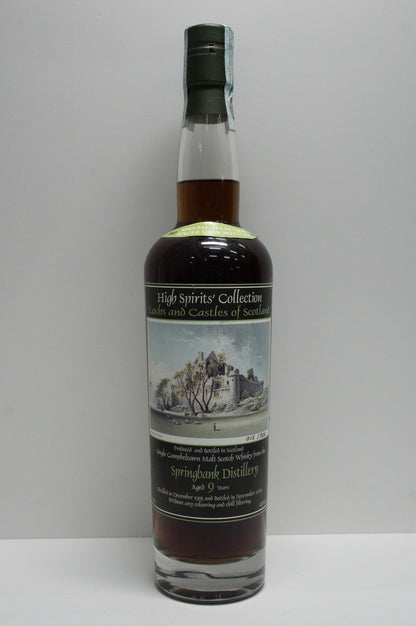 SPRINGBANK - SINGLE MALT - IB - HIGH SPIRITS' COLLECTION "LOCHS AND CASTLES OF SCOTLAND SERIES NO. 14" CASK #432