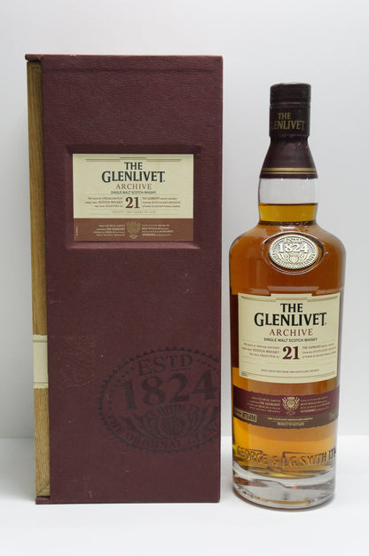 THE GLENLIVET - SINGLE MALT - "ARCHIVE" 21YO