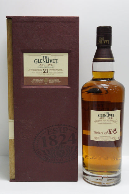 THE GLENLIVET - SINGLE MALT - "ARCHIVE" 21YO