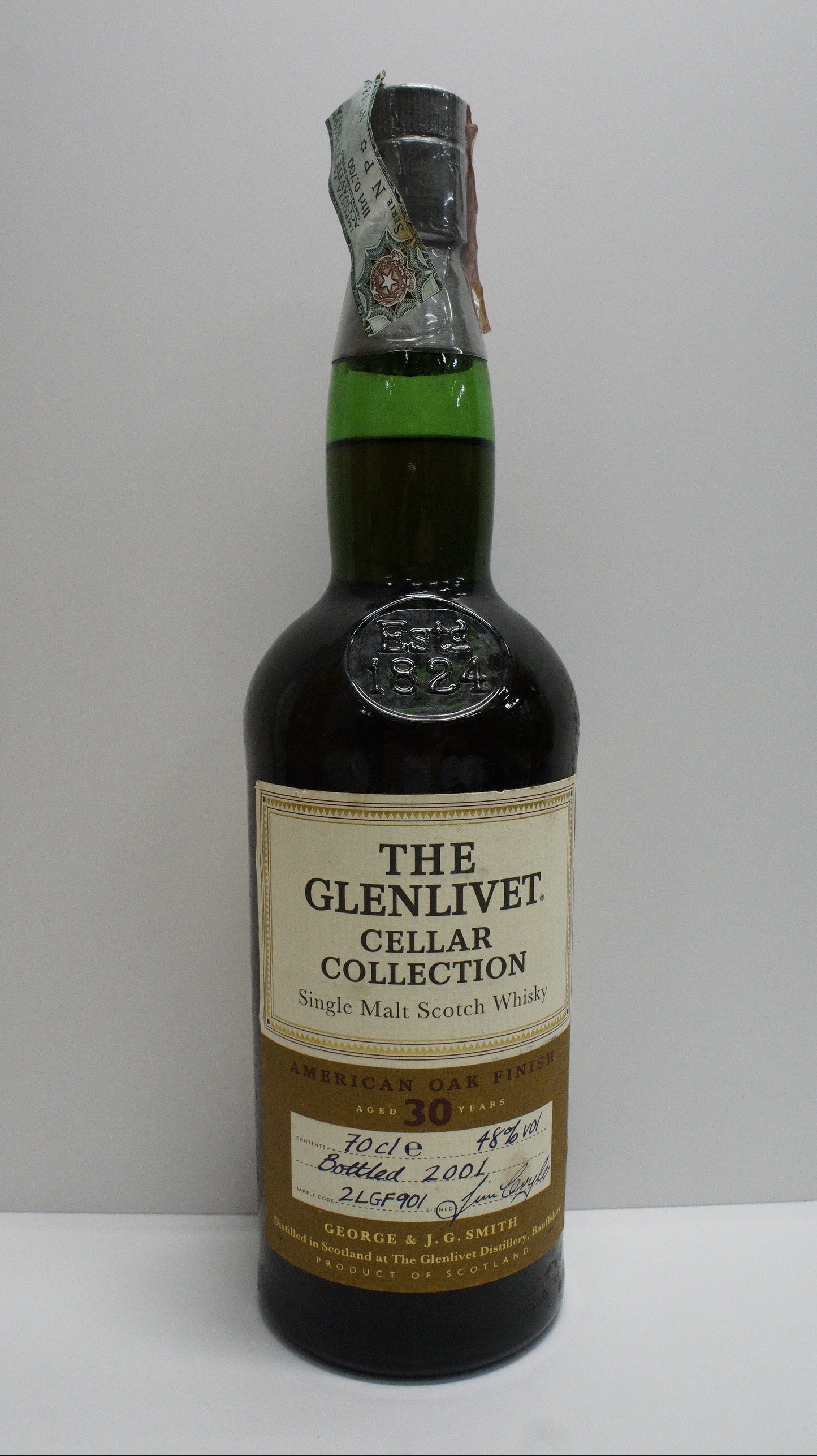 THE GLENLIVET - SINGLE MALT - OB - "CELLAR COLLECTION" 30YO