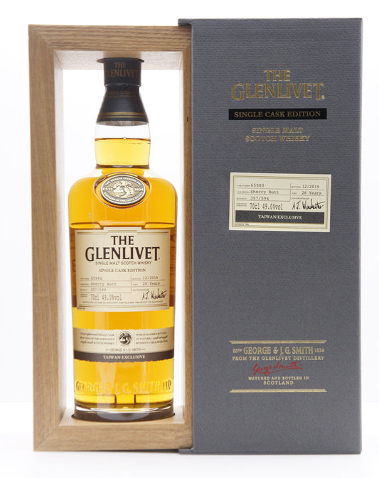 THE GLENLIVET - SINGLE MALT - OB - SINGLE CASK EDITION CASK #65980 (TAIWAN EXCLUSIVE)