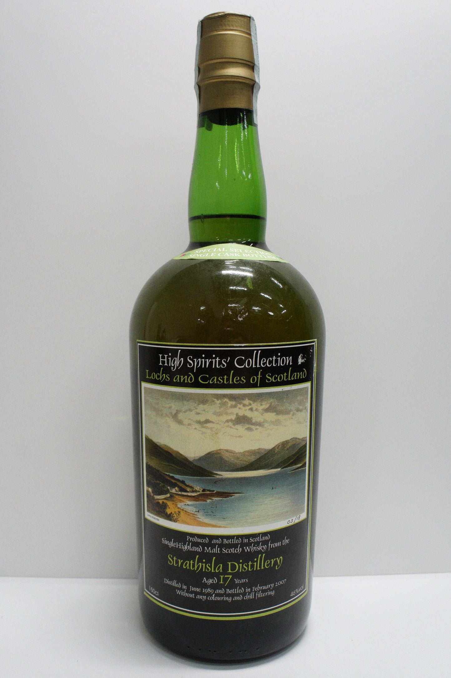 STRATHISLA - SINGLE MALT - IB - HIGH SPIRITS COLLECTION "LOCHS AND CASTLES NO.15" CASK #5249 MAGNUM