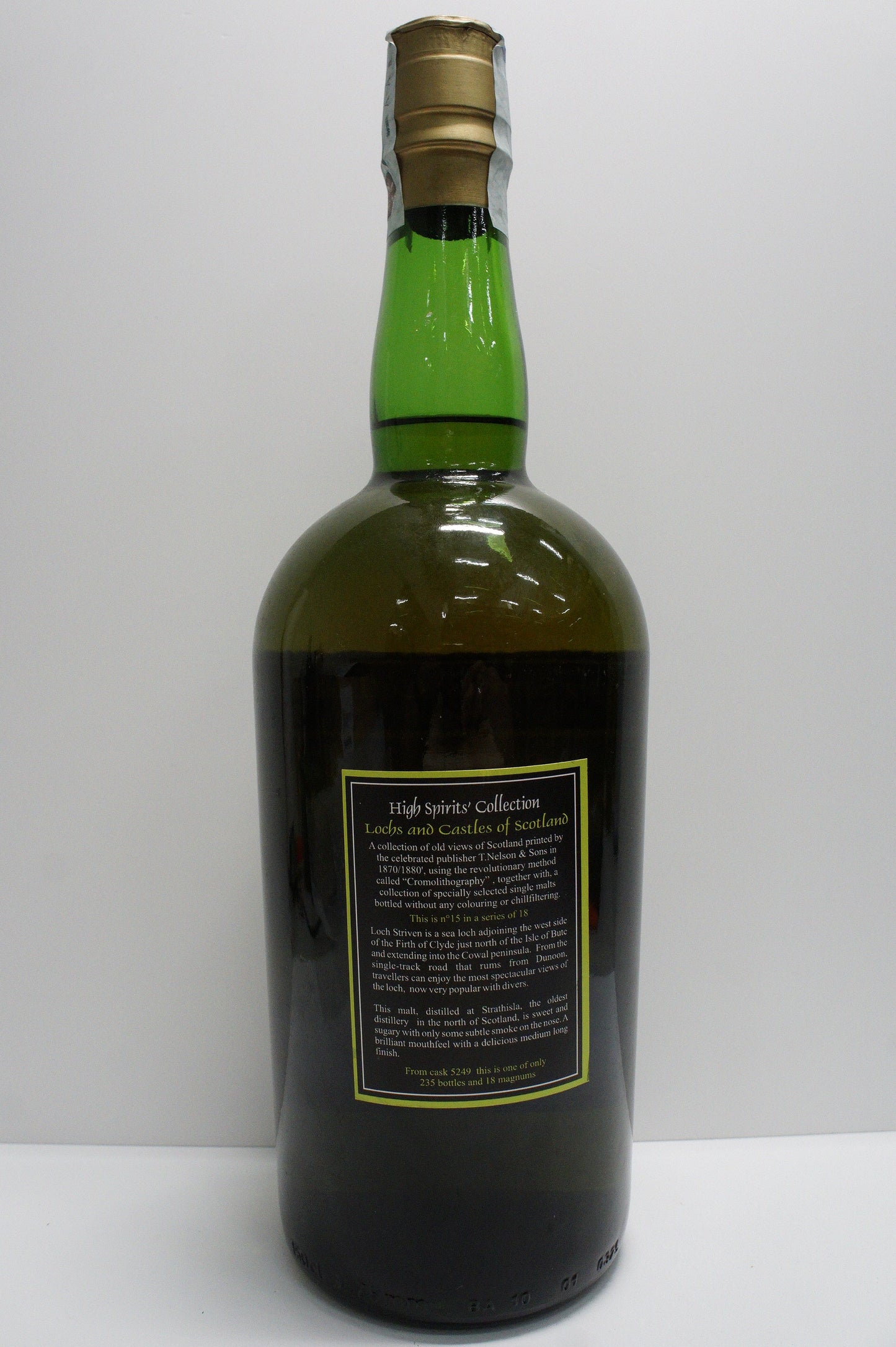 STRATHISLA - SINGLE MALT - IB - HIGH SPIRITS COLLECTION "LOCHS AND CASTLES NO.15" CASK #5249 MAGNUM