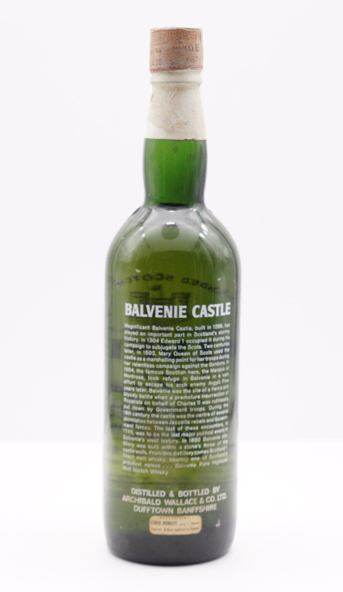 BALVENIE - SINGLE MALT - OB - "RARE HIGHLAND MALT, ESPECIALLY FOR LADIES"