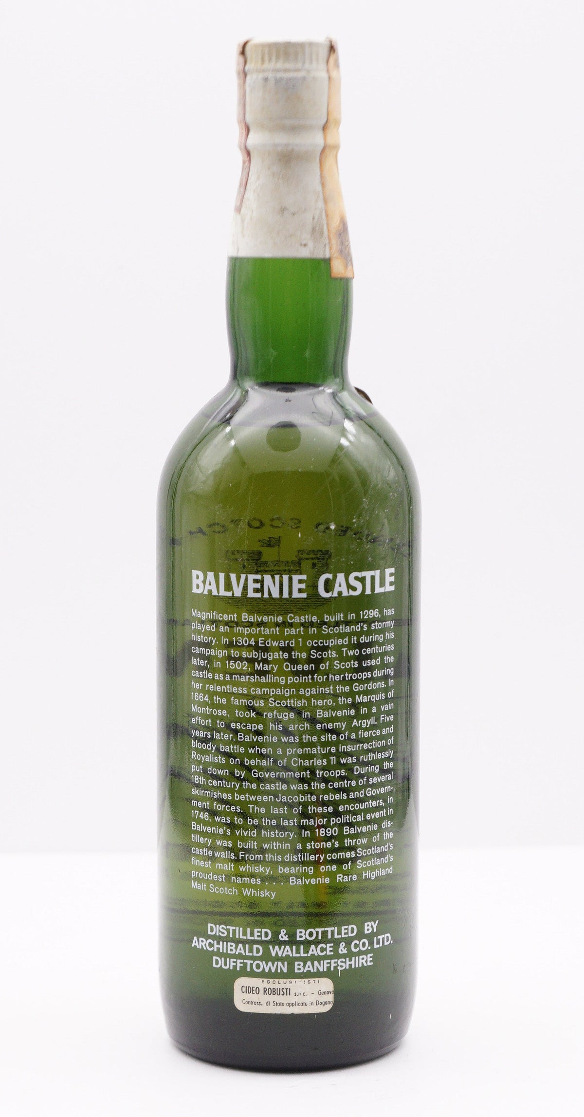 BALVENIE - SINGLE MALT - OB - "RARE HIGHLAND MALT, ESPECIALLY FOR LADIES"