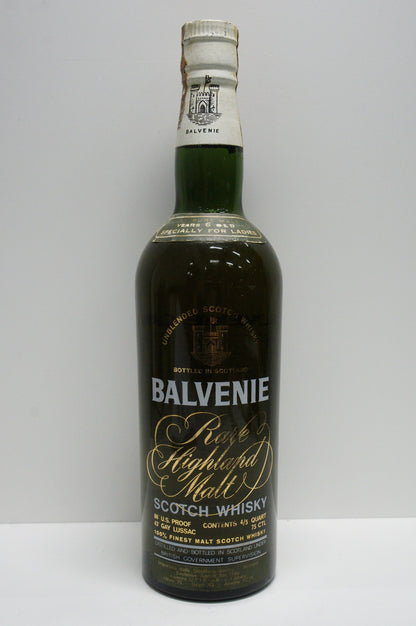 BALVENIE - SINGLE MALT - OB - "RARE HIGHLAND MALT, ESPECIALLY FOR LADIES"