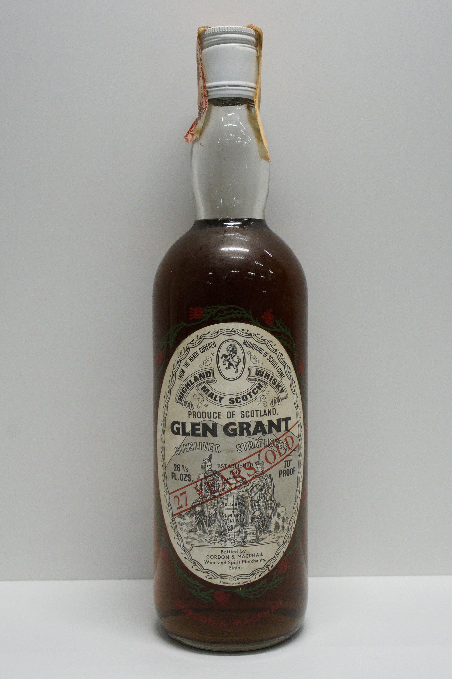GLEN GRANT - SINGLE MALT - IB - GORDON & MACPHAIL (G&M) "STRATHSPEY HIGHLAND MALT LABEL"