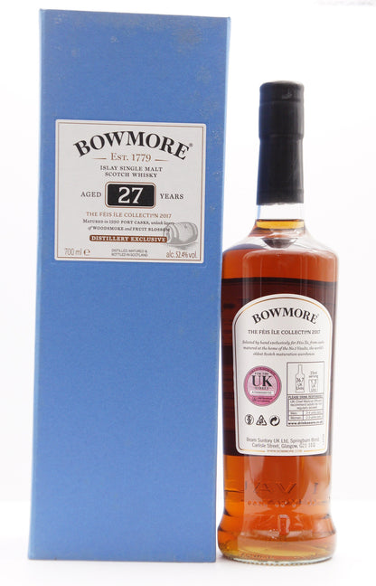 BOWMORE 1990-2017 27YO - SINGLE MALT - "FEIS ILE 2017 COLLECTION" PORT CASK