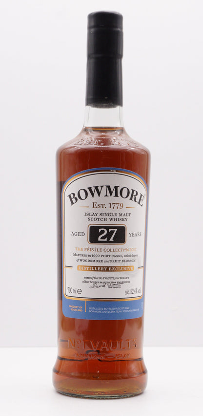 BOWMORE 1990-2017 27YO - SINGLE MALT - "FEIS ILE 2017 COLLECTION" PORT CASK