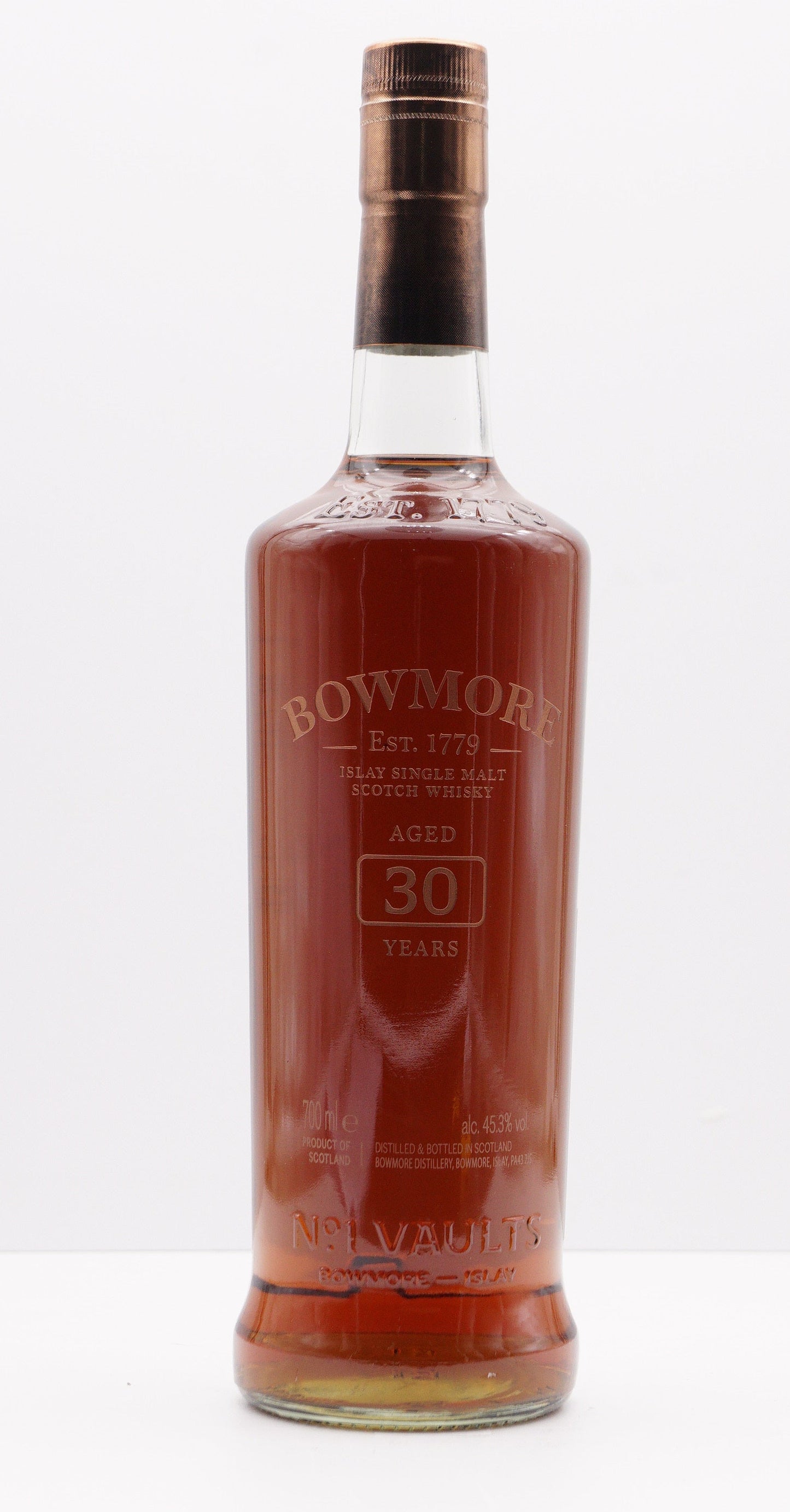 BOWMORE - SINGLE MALT - "NO.1 VAULTS" 30YO RELEASE 2020