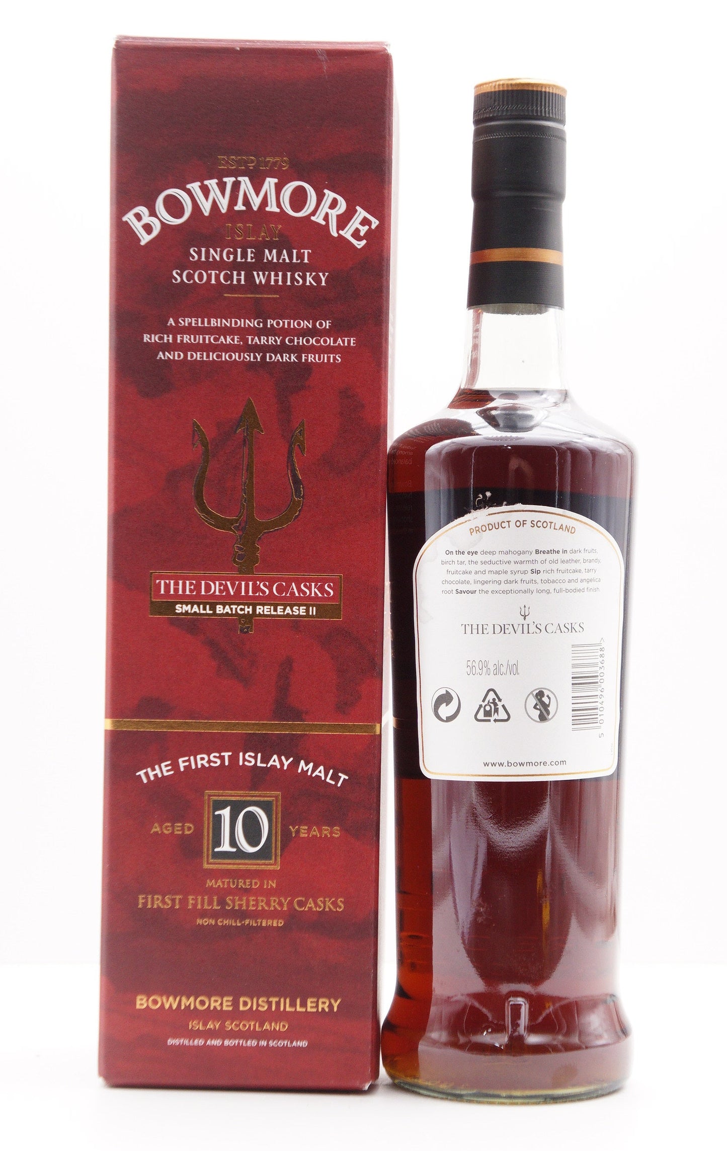 BOWMORE - SINGLE MALT - "DEVIL'S CASK SERIES" BATCH 1