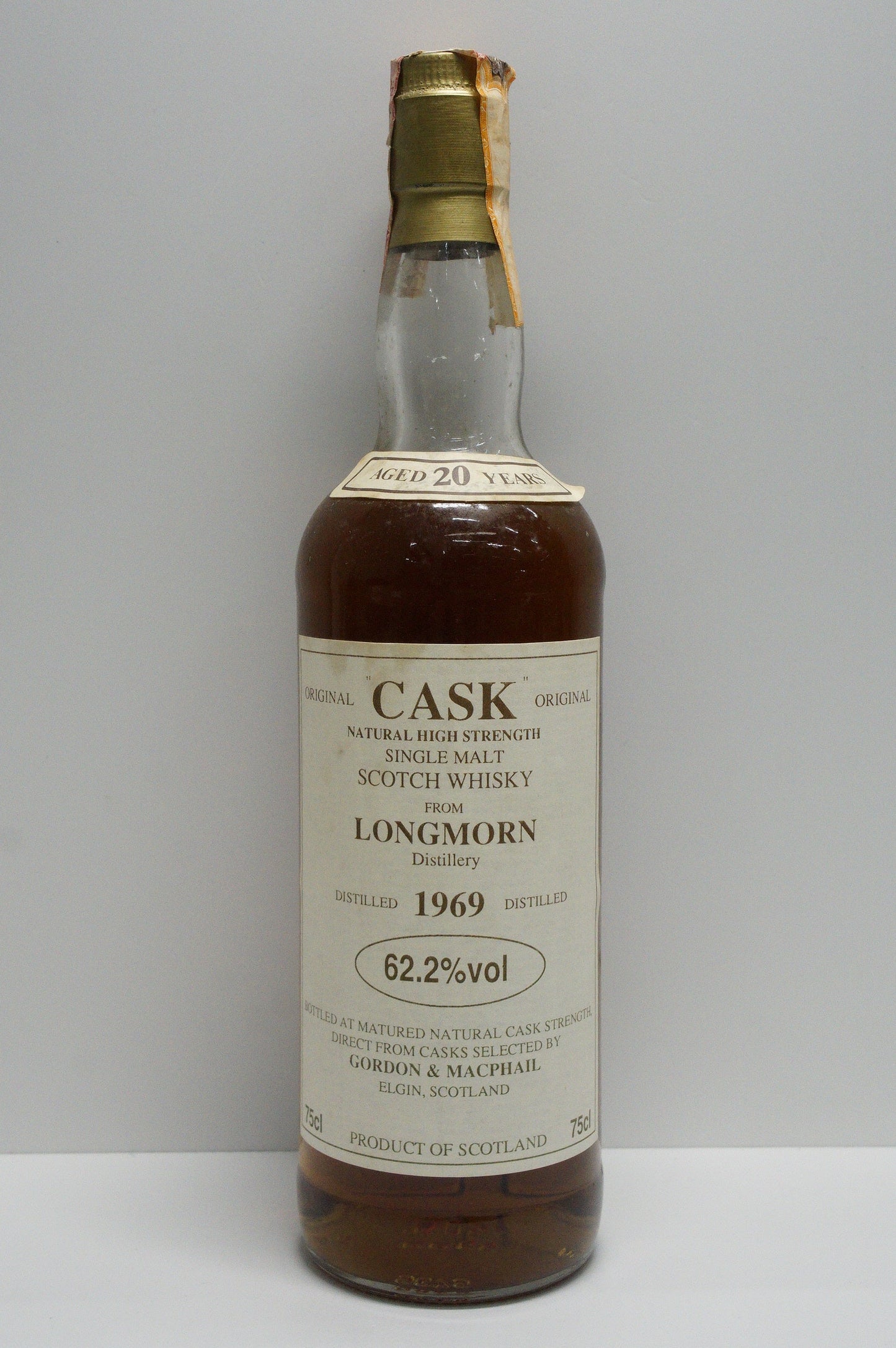 LONGMORN - SINGLE MALT -IB - GORDON & MACPHAIL (G&M) "ORIGINAL CASK NATURAL HIGH STRENGTH"