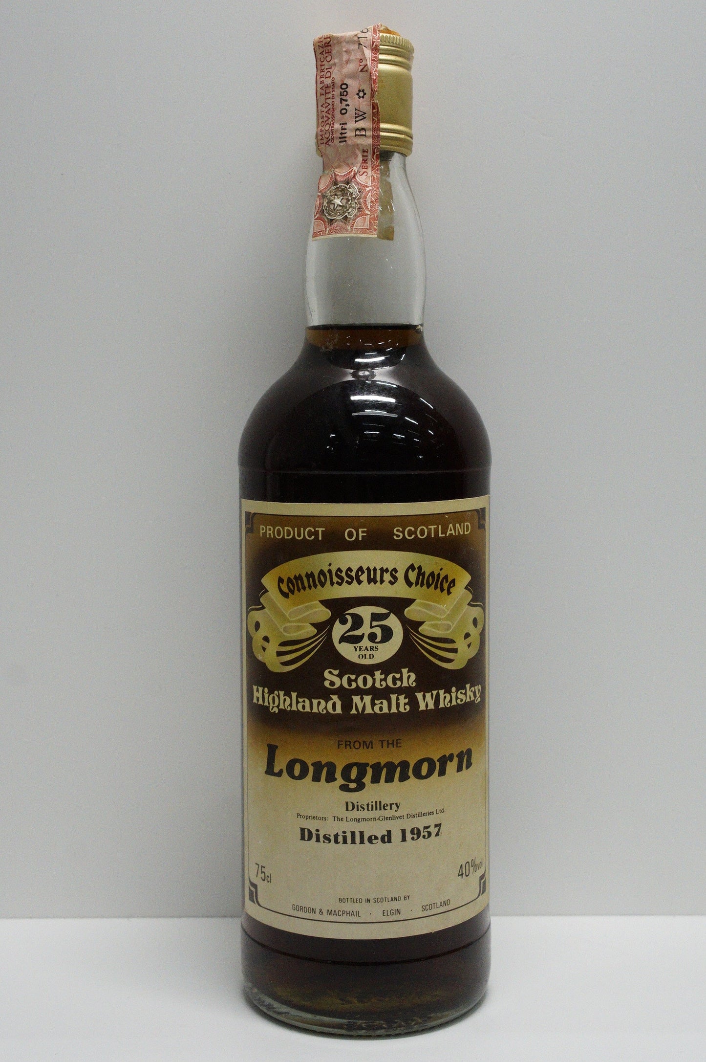 LONGMORN - SINGLE MALT - IB - GORDON & MACPHAIL (G&M) "CONNOISSEURS CHOICE" 25YO
