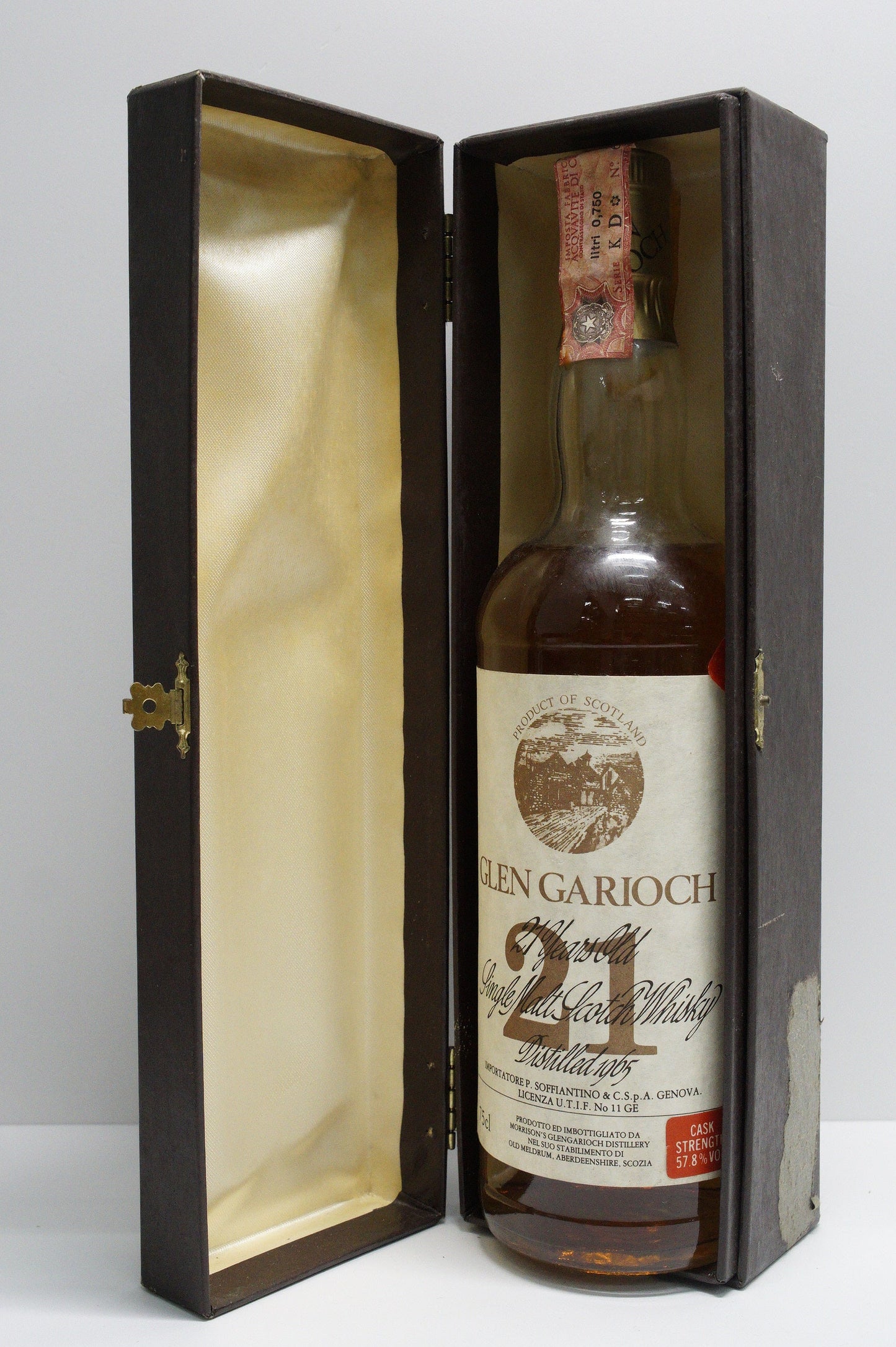 GLEN GARIOCH - SINGLE MALT - OB - "FULL STRENGTH" (FOR SOFFIANTINO IMPORT)
