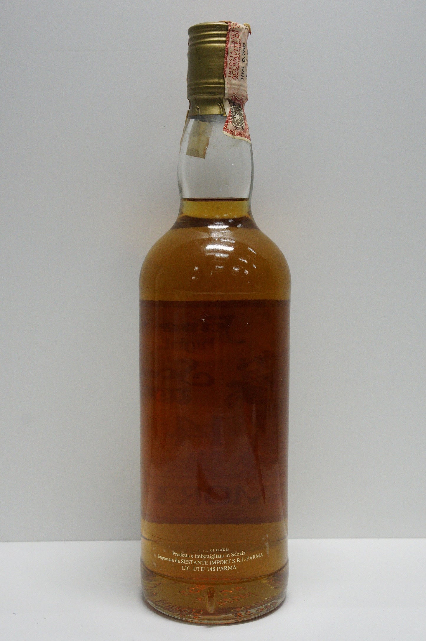 MORTLACH - SINGLE MALT - IB - SESTANTE "FINE OLD HIGHLAND MALT" PIPER LABEL 14YO