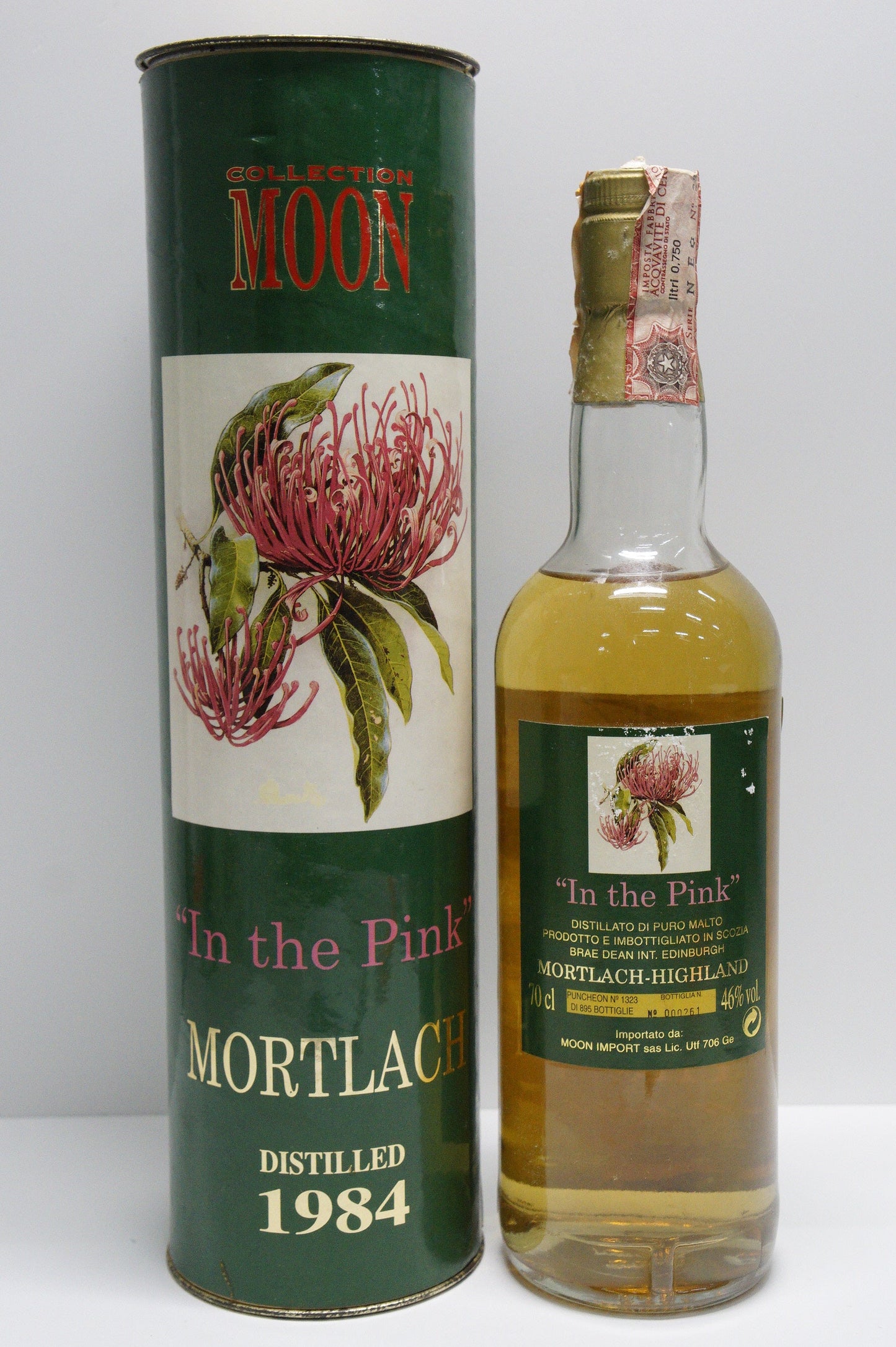 MORTLACH - SINGLE MALT - IB - MOON IMPORT "IN THE PINK" Cask #1323