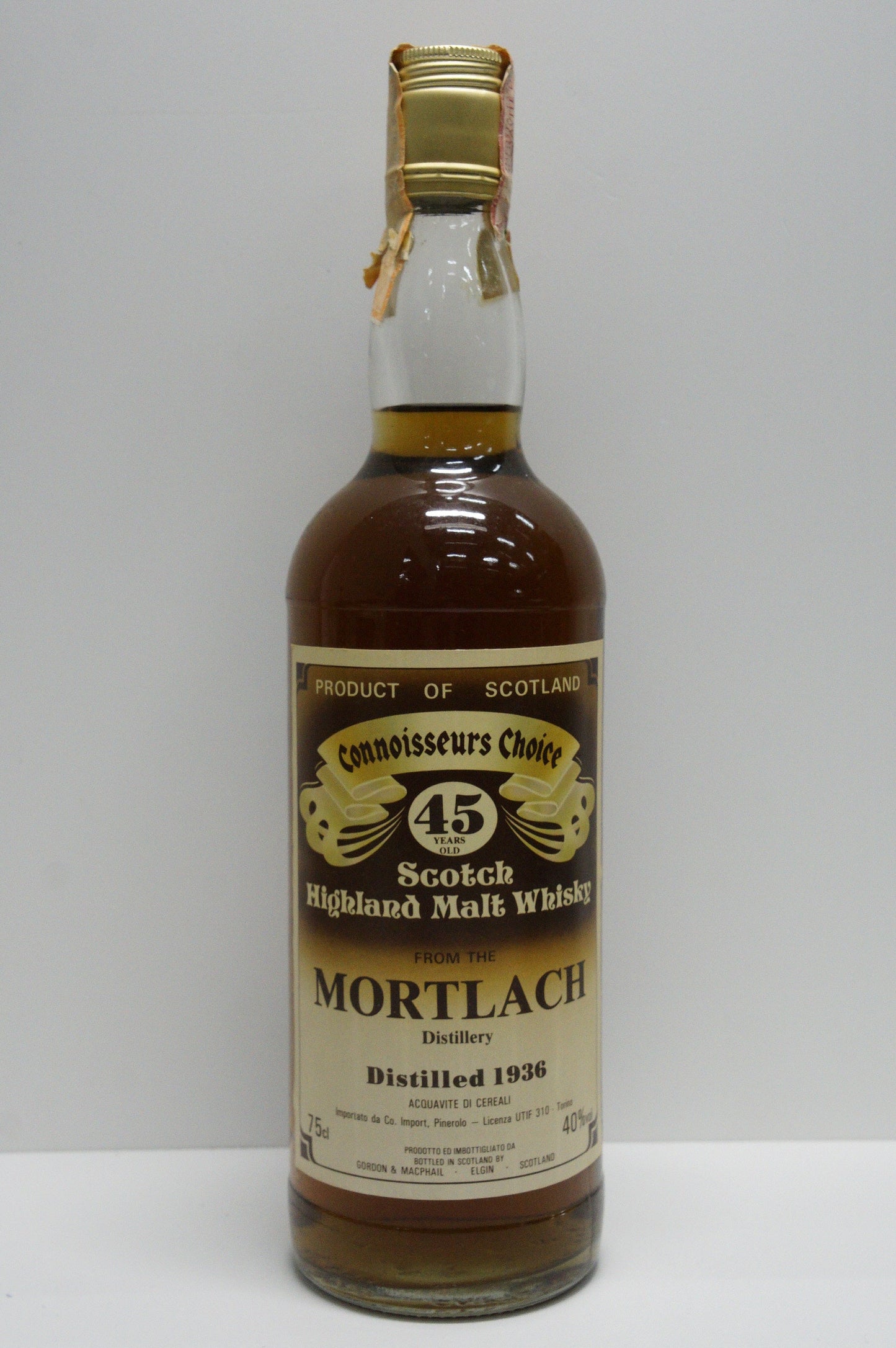MORTLACH - SINGLE MALT - IB - GORDON & MACPHAIL (G&M) "CONNOISEUR CHOICE"