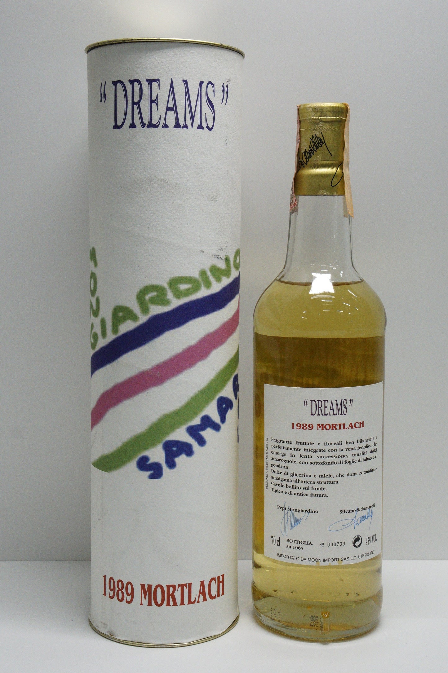 MORTLACH - SINGLE MALT - IB - MOON IMPORT "MONGIARDINO DREAMS SERIES"