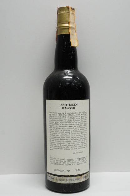 PORT ELLEN - SINGLE MALT - IB - SESTANTE FOR ANTICA CASA MARCHESI SPINOLA "COLLECTION NO. 1" SR# 933