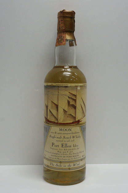 PORT ELLEN - SINGLE MALT - IB - MOON IMPORT "SAILS IN THE WIND" CASK #1414/15