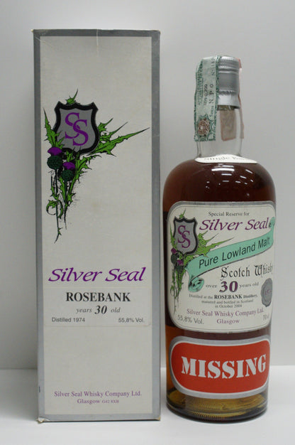 ROSEBANK - SINGLE MALT - IB - SILVER SEAL "MISSING"